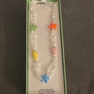 Piper K hand beaded  Necklace - Multicolor